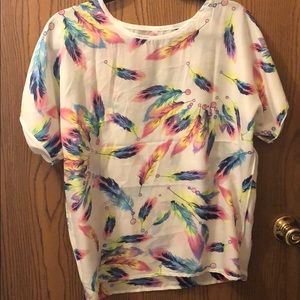 Feather Pattern Shirt